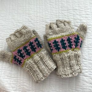 100% Wool Convertible Mittens